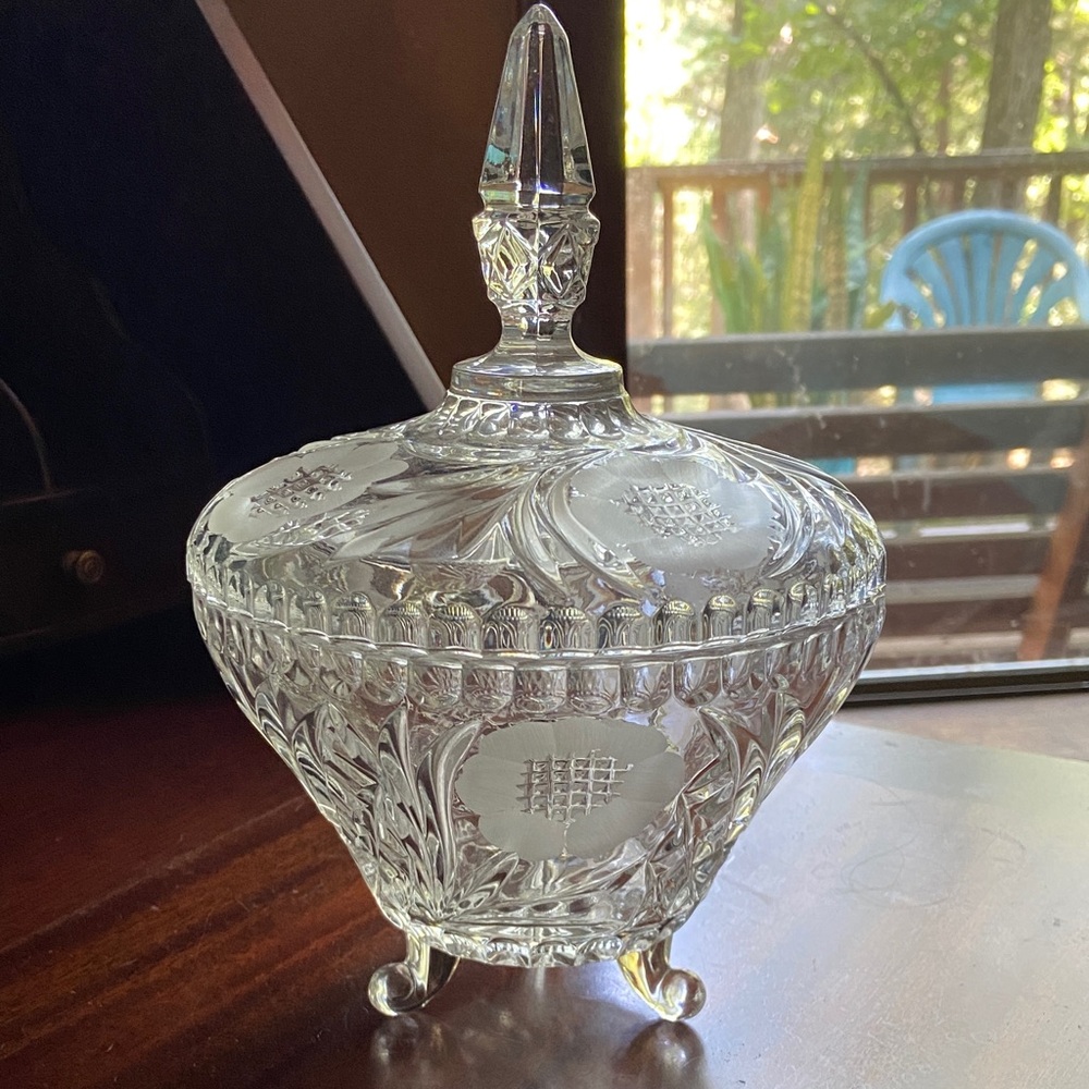 Crystal Decorative Bowl or Candy Dish